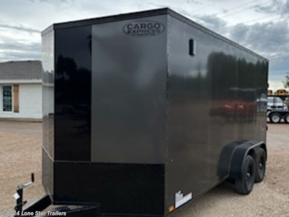 2024 Cargo Express XL | 7x16 |  SE Enclosed | 2-3.5k Aes | Grey Blackout available in Lacy Lakeview, TX