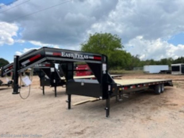 2023 East Texas Trailers | 8.5x32 | GN DeckOver | 2-7k Axles | Black | Mons available in Lacy Lakeview, TX