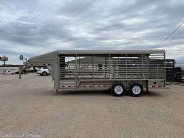 2024 GR | 68x20 | GN MT Livestock | 2-7k axles | Tan | But available in Lacy Lakeview, TX