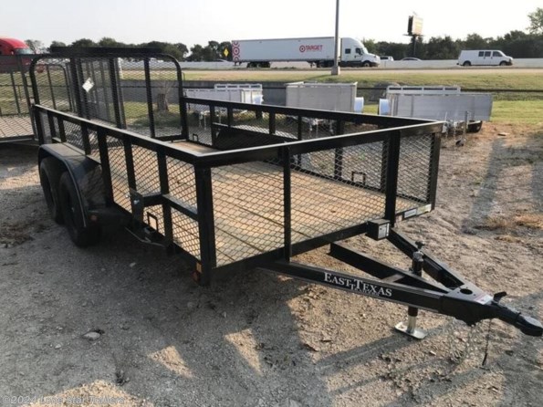 2024 East Texas Trailers | 7x14x2 | Landscape | 2-3.5k Axles | Black | Tail available in Lacy Lakeview, TX
