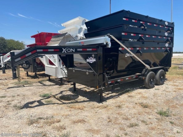 2024 Delco | 7x14 | GN Roll Off Dump | 2-7k Axles | 3 Bin pac available in Lacy Lakeview, TX