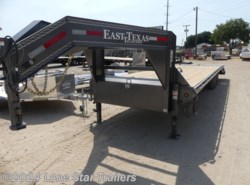 2024 East Texas Trailers | 8.5x30 | GN Flatbed | 2-7k axles | Grey | Monste