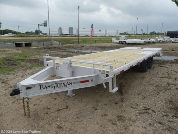 2024 East Texas Trailers | 8.5x24 | BP Deck Over | 2-7k Axles | White | Meg available in Lacy Lakeview, TX