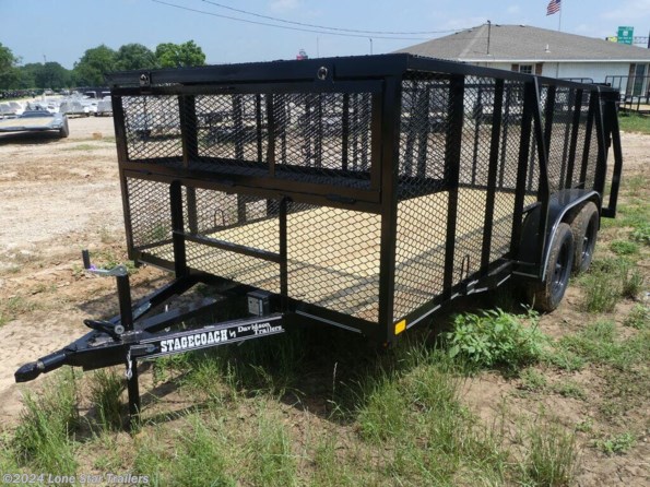 2024 Davidson Trailers | 7x18x4 | Landscape | 2-35k axles | Black | Tailg available in Lacy Lakeview, TX