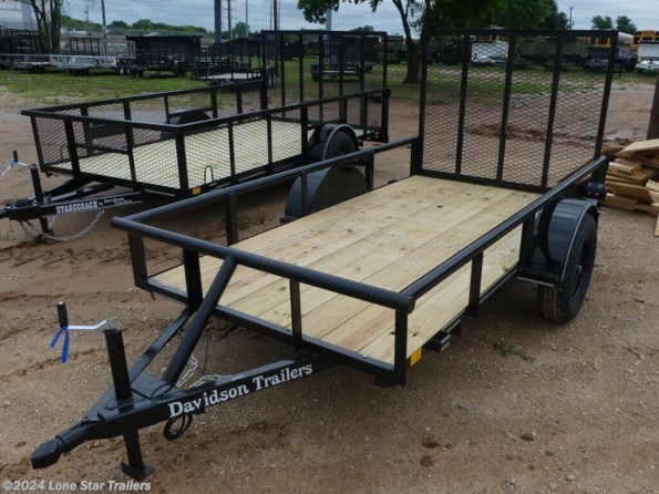 2024 Davidson Trailers | 5x10 | Utility Pipetop | 1-35k axle | Tailgate available in Lacy Lakeview, TX