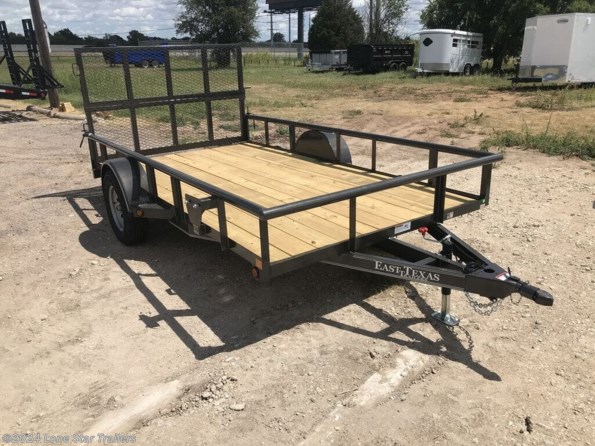 2024 East Texas Trailers | 77x12 | Utility Pipetop | 1-3.5k Axle | Gray | B available in Lacy Lakeview, TX