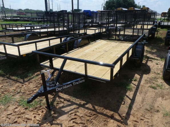 2024 Davidson Trailers | 6x12 | Utility Pipetop | 1-35k axle | Black | Ta available in Lacy Lakeview, TX