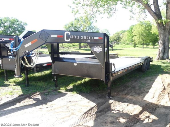 2024 Coffee Creek | 85x24 | GN Equipment Hauler | 2-7k axles | Black available in Lacy Lakeview, TX
