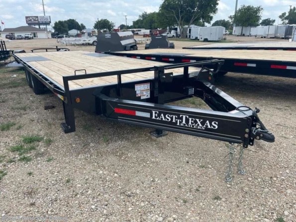 2025 East Texas Trailers | 8.5x24 | BP Deck Over | 2-7k Axles | Black | sli available in Lacy Lakeview, TX