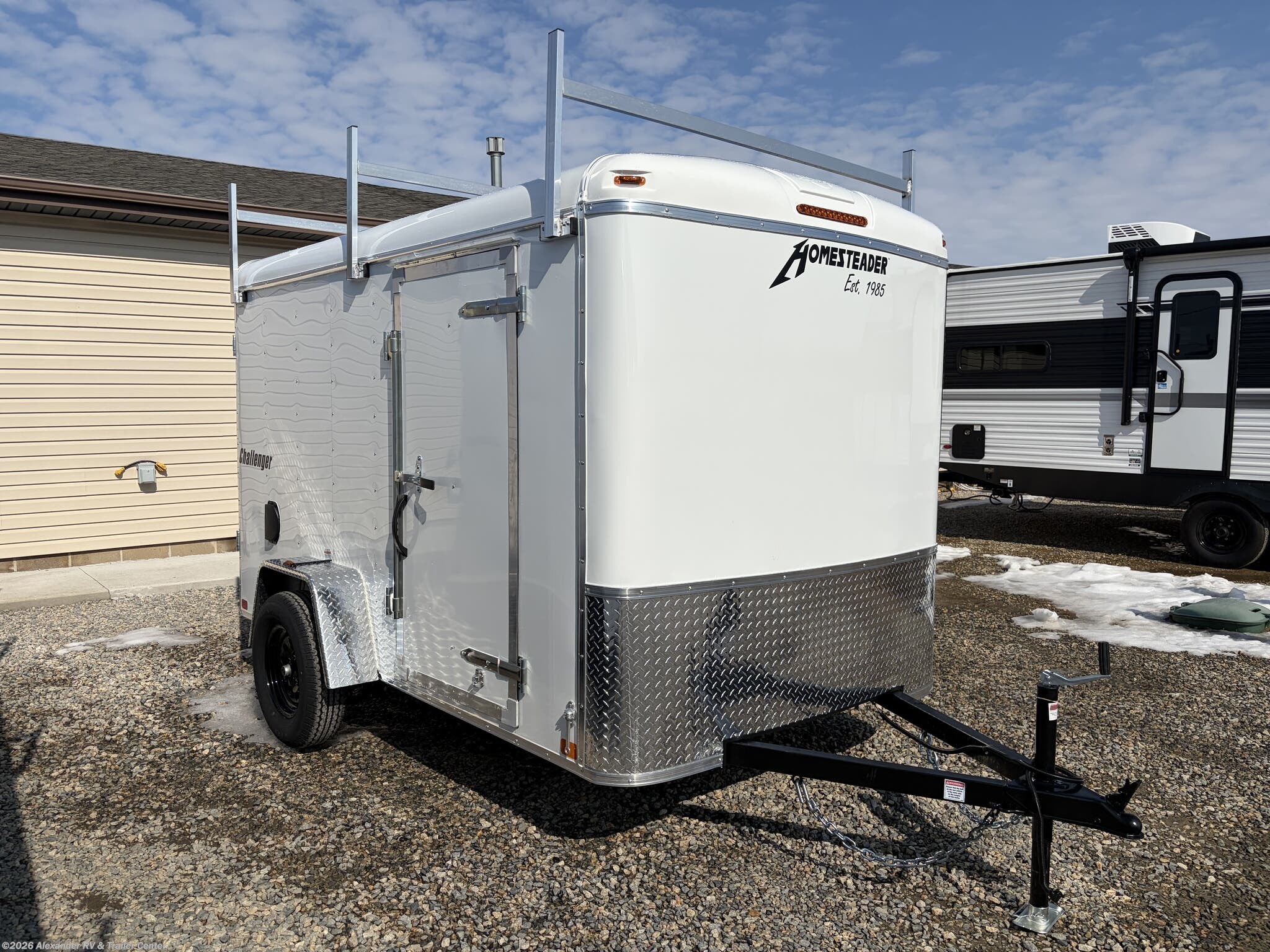 New 2026 Homesteader Challenger 6x10 W/ Double Rear Doors, 3 Ladder Racks available in Clayton, Delaware