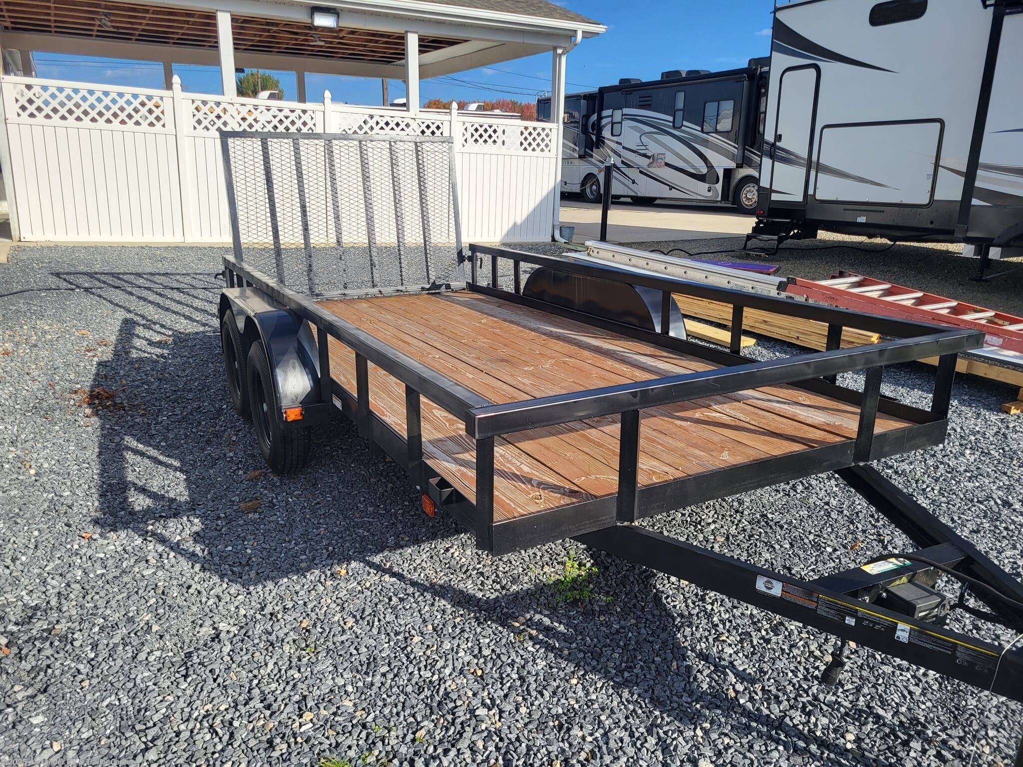 Used 2023 Carry-On  6'3x14 Tandem Axle  Square Pipe Top, Spring Gate available in Clayton, Delaware