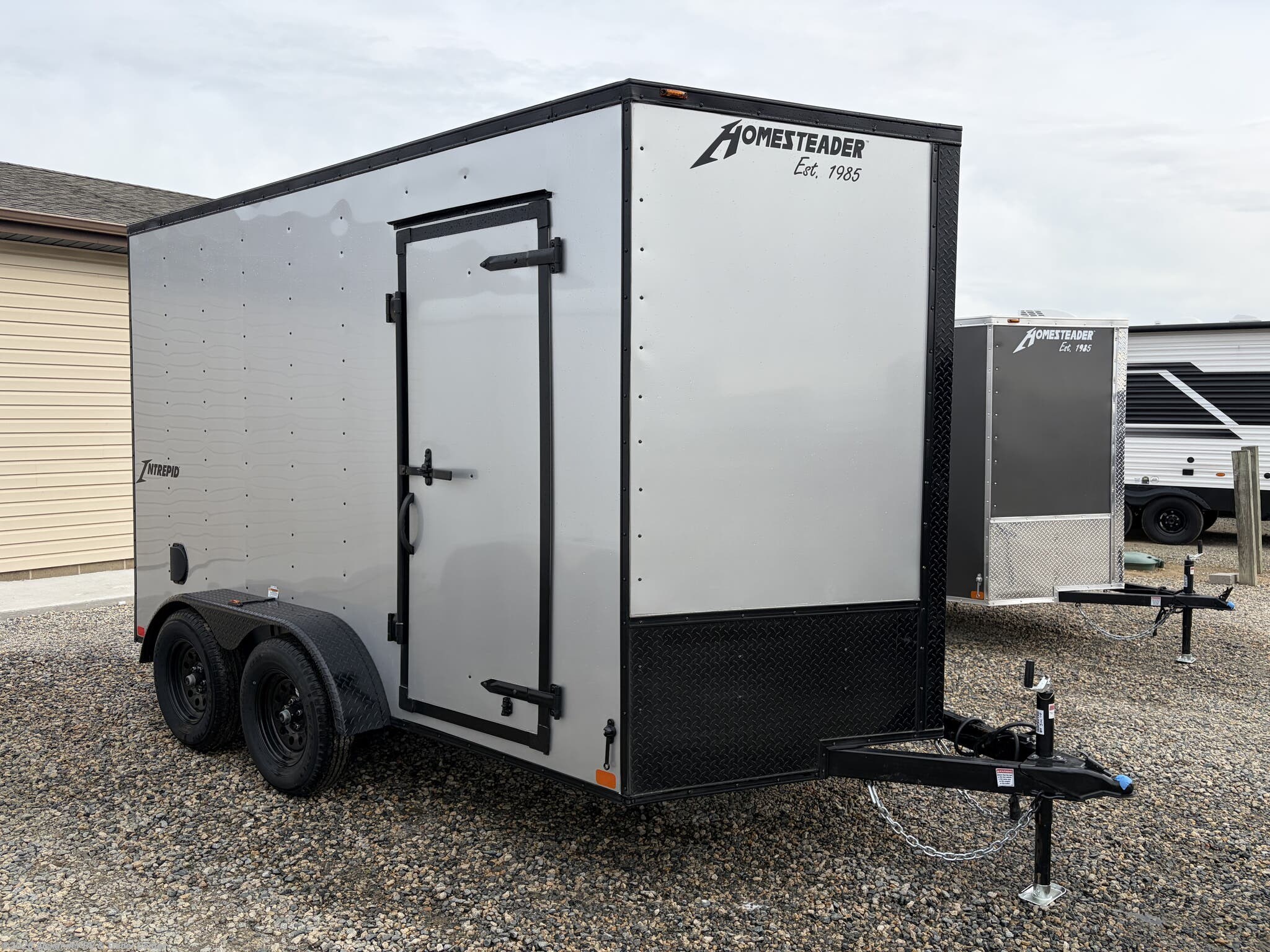 New 2026 Homesteader  7x12 TA Intrepid w/Ramp Door Pkg, Blackout Pkg available in Clayton, Delaware