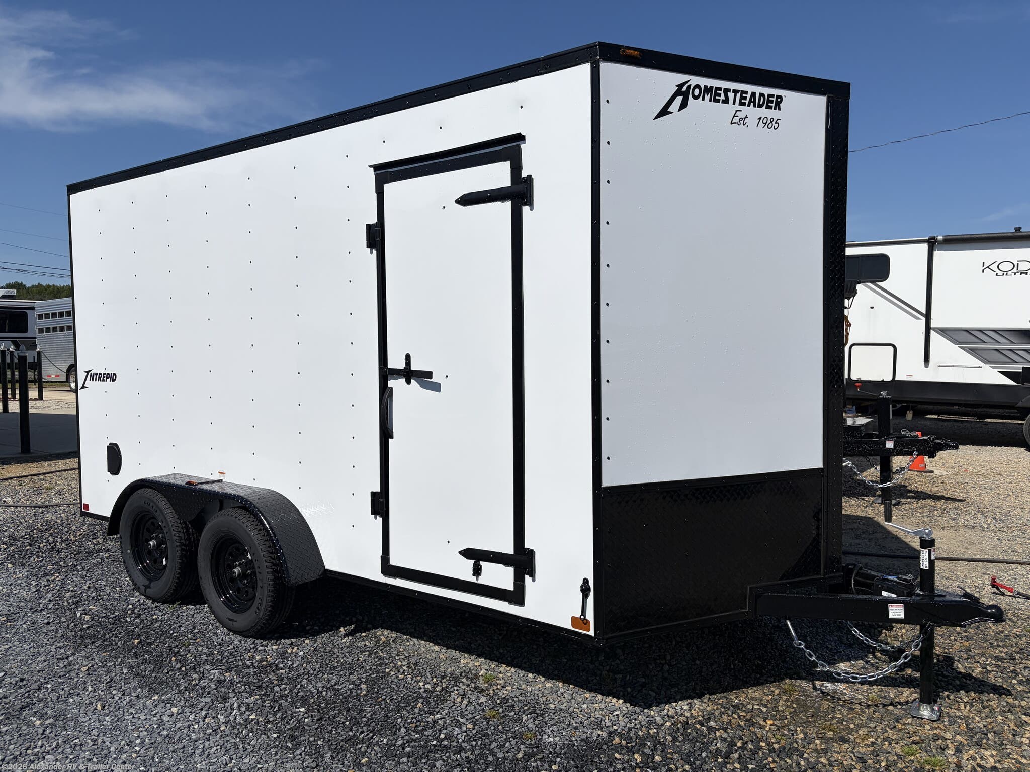 New 2026 Homesteader  7x14 Intrepid w/Ramp Door Pkg,+1' Height, Blackout available in Clayton, Delaware