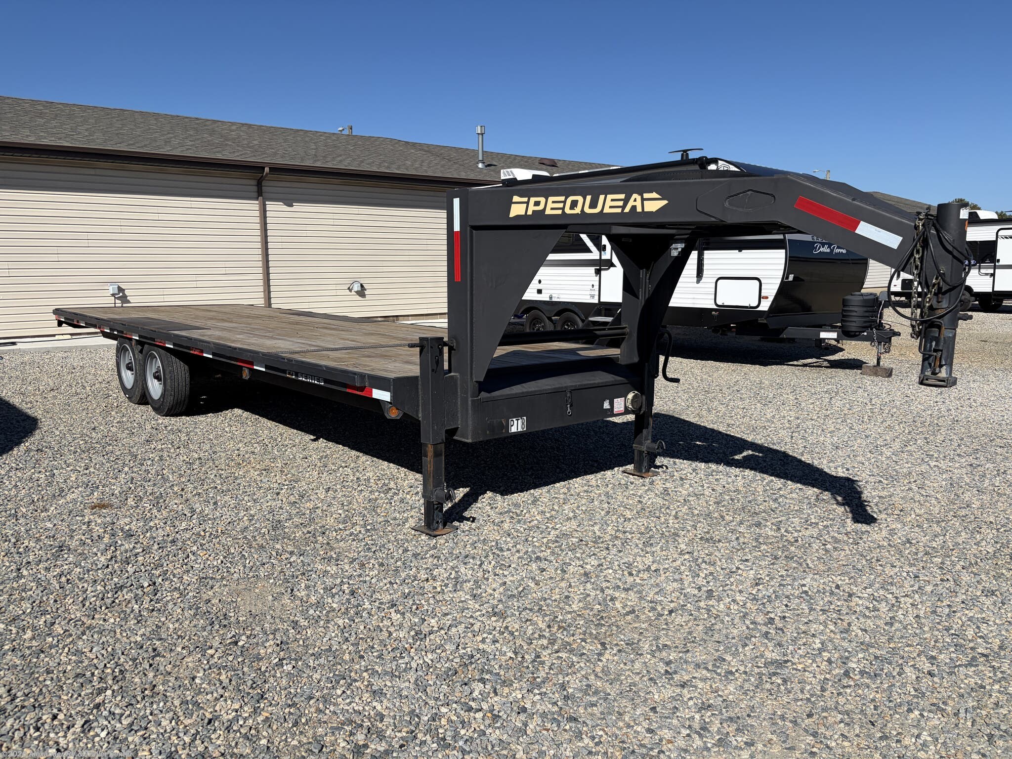 Used 2022 Pequea  8x25 GOOSENECK DECKOVER 15.5K available in Clayton, Delaware