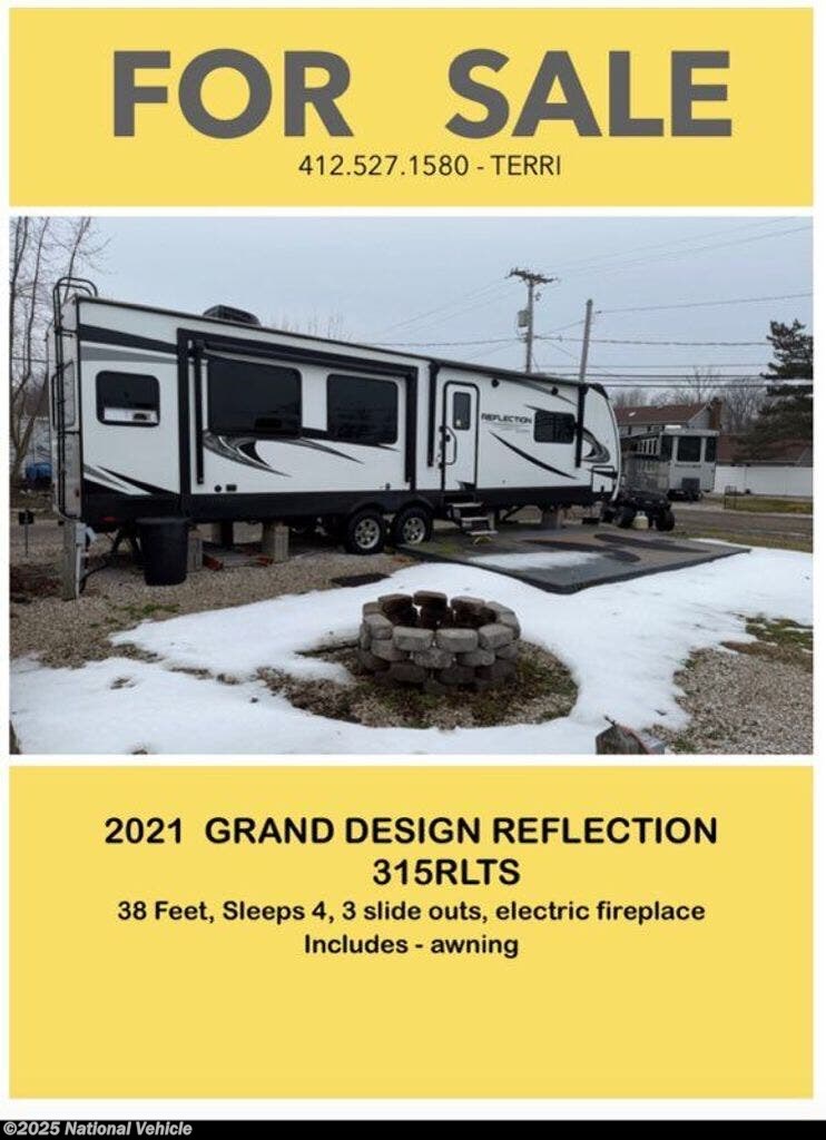 Used 2021 Grand Design Reflection 315RLTS available in Geneva, Ohio