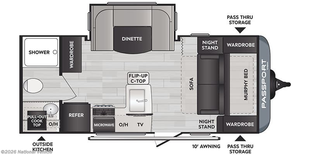 Used 2022 Keystone Passport SL 189RBWE available in Murfreesboro, Tennessee
