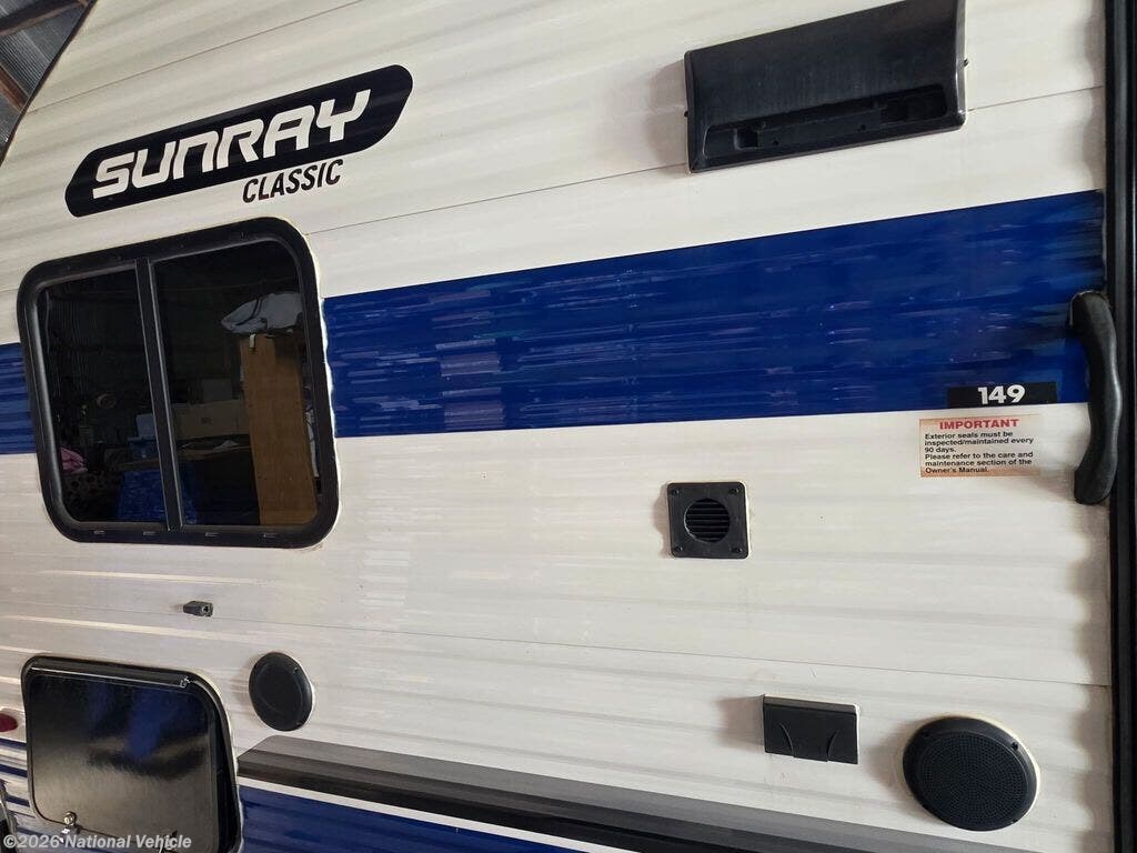 Used 2020 Sunset Park RV SunRay 149 Classic available in Thurman, Iowa