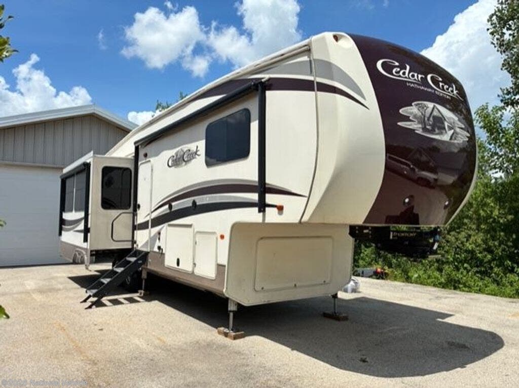 Used 2018 Forest River Cedar Creek Hathaway 34RL2 available in Frankford, Illinois