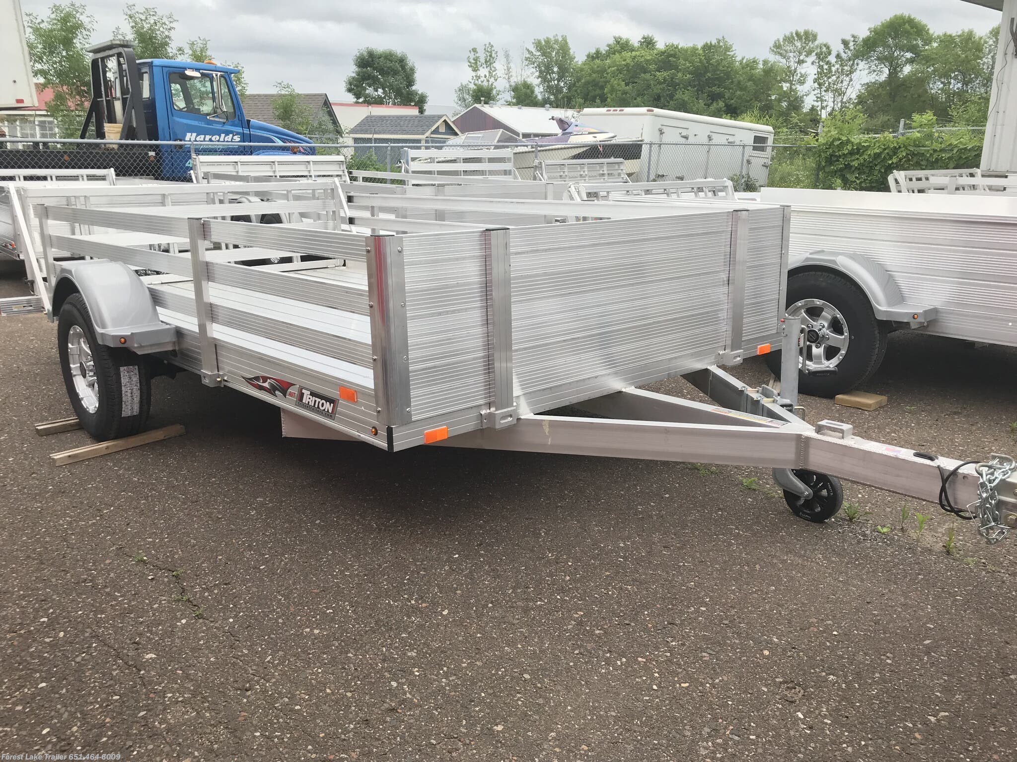 Utility Trailer 2019 Triton Trailers AUT Series 1282 Rail Side