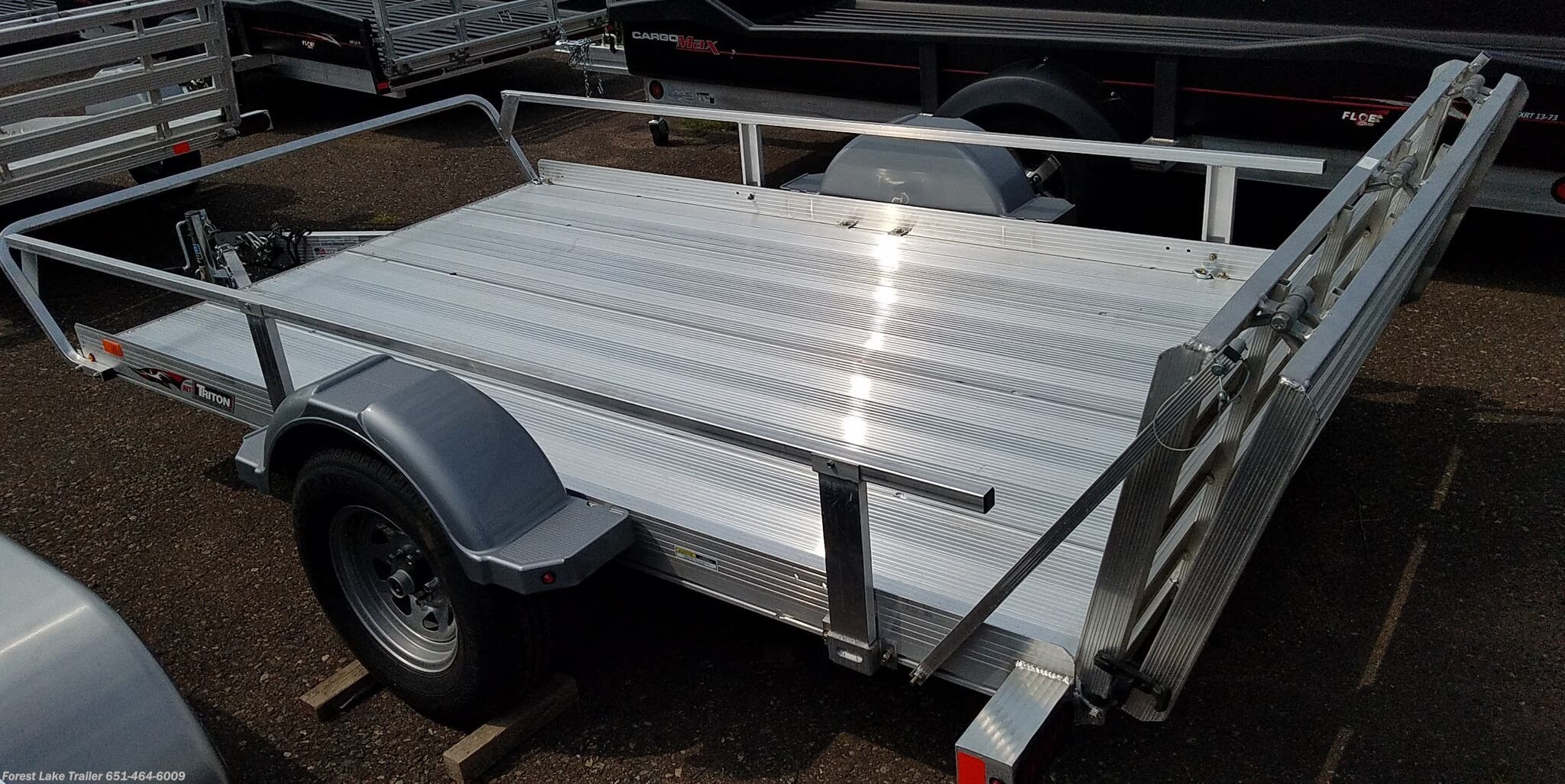 Utility Trailer 2020 Triton Trailers AUT Series 6x10 Low Rail Side
