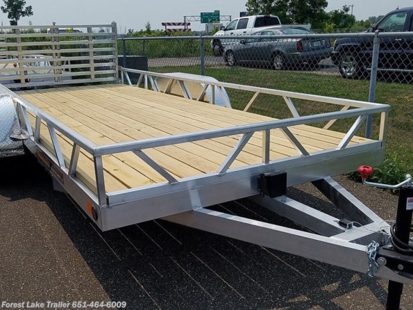 2022 Ridgeline 6'6”x16’ Tandem Axle Aluminum Utility Trailers Bi- available in Forest Lake, MN