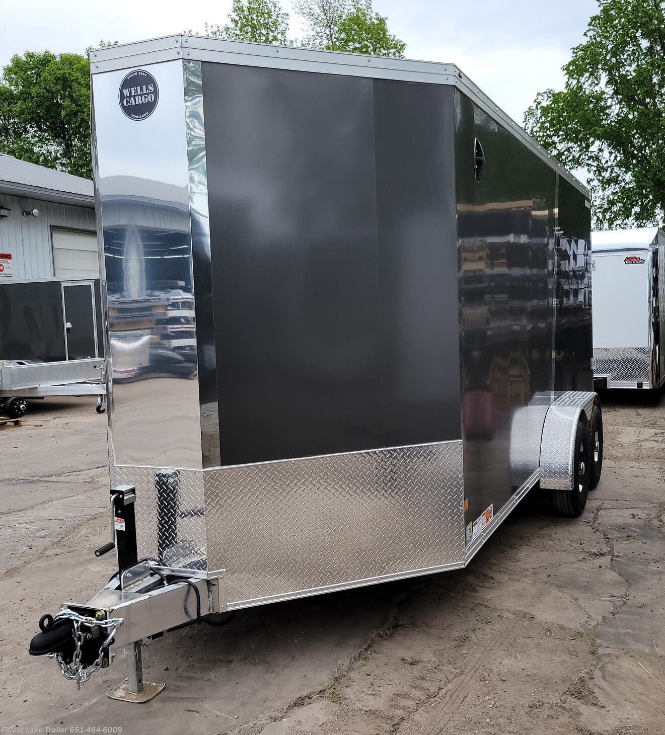 7x16 Cargo Trailer for sale New Wells Cargo Silver Sport Wagon SS V