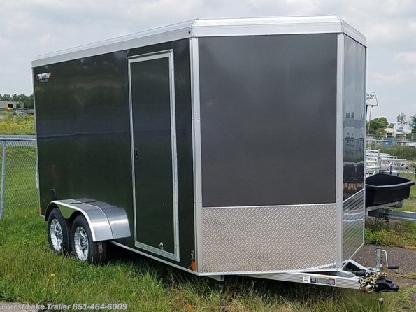 2023 Triton Trailers Vault 7x14 7'h Aluminum ATV UTV Cargo Trailer available in Forest Lake, MN