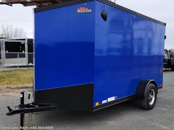 2023 United Trailers WJ 6x12 6’6'' H V Front Enclosed Trailer w/Torsion available in Forest Lake, MN