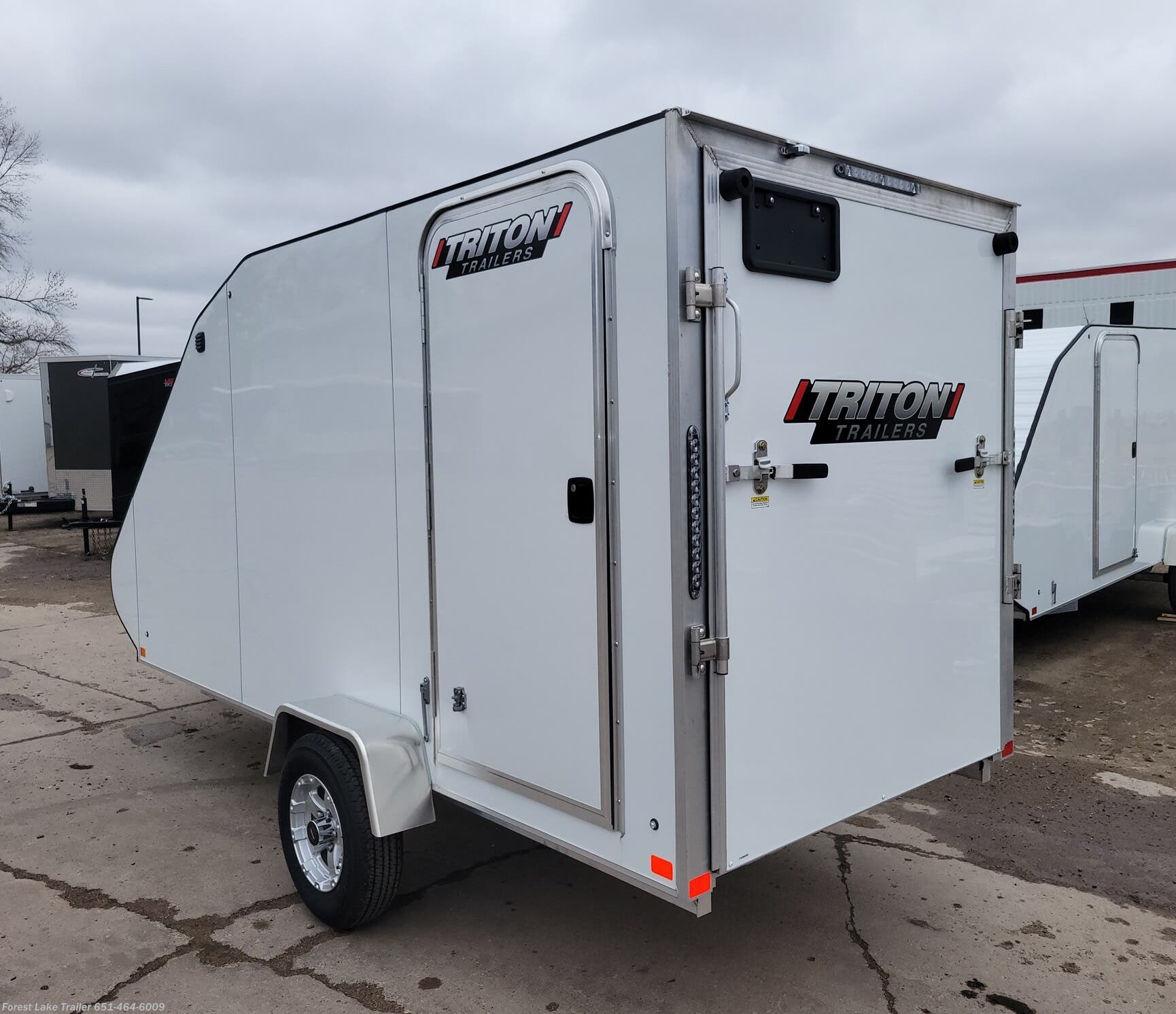 5x12 Snowmobile Trailer for sale New Triton Trailers TC Series 1x Sled 5x12 Enclosed