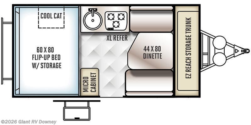 Used 2016 Forest River Rockwood Hard Side A192HW available in Downey, California