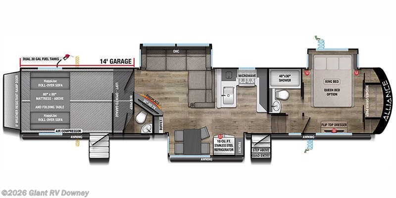 New 2026 Alliance RV Valor 44V14 available in Downey, California