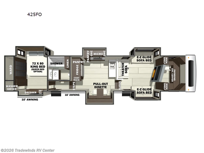 New 2026 Forest River RiverStone 425FO available in Clio, Michigan