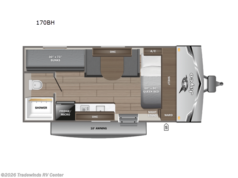New 2026 Jayco Jay Flight SLX 170BH available in Clio, Michigan