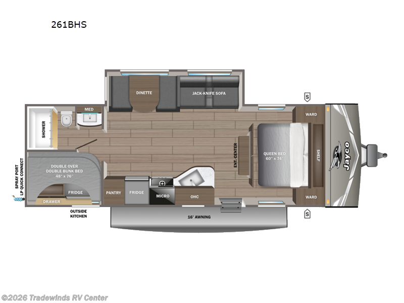 New 2027 Jayco Jay Flight 261BHS available in Clio, Michigan