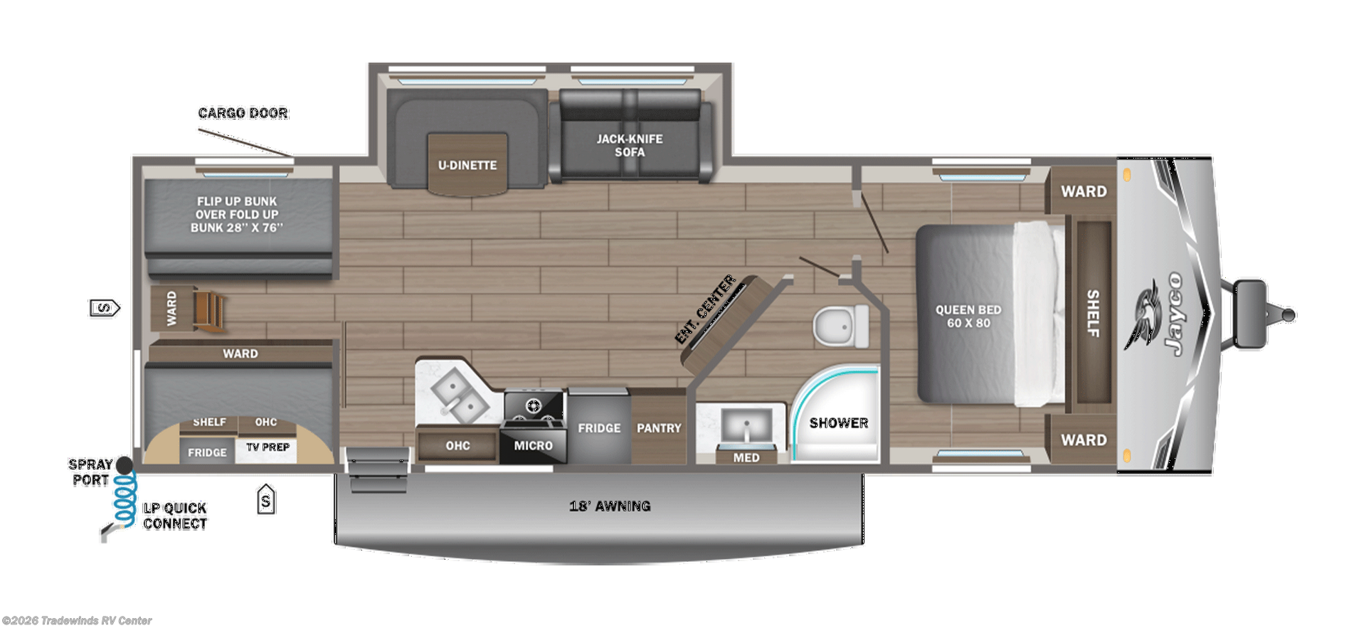 New 2026 Jayco Jay Flight SLX 295TBS available in Clio, Michigan
