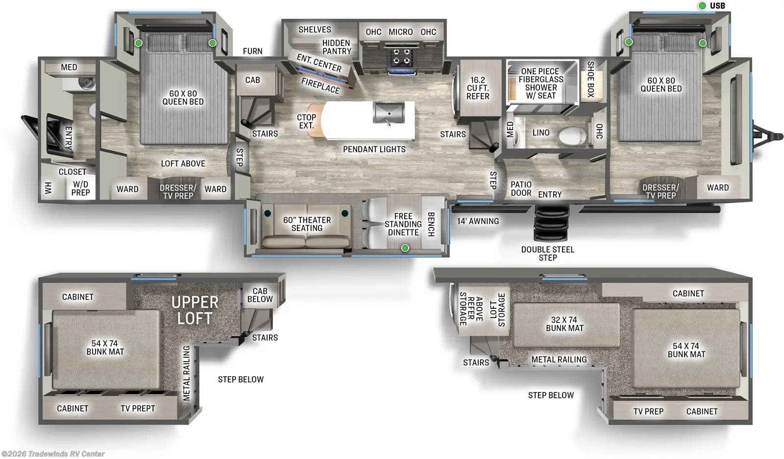 New 2026 Forest River Sierra Destination 41DUPLEX available in Clio, Michigan