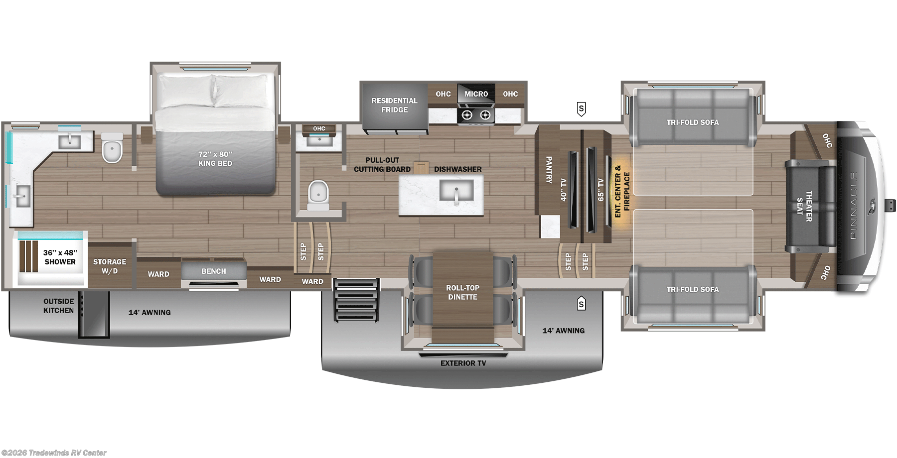 New 2026 Jayco Pinnacle 39FLOK available in Clio, Michigan