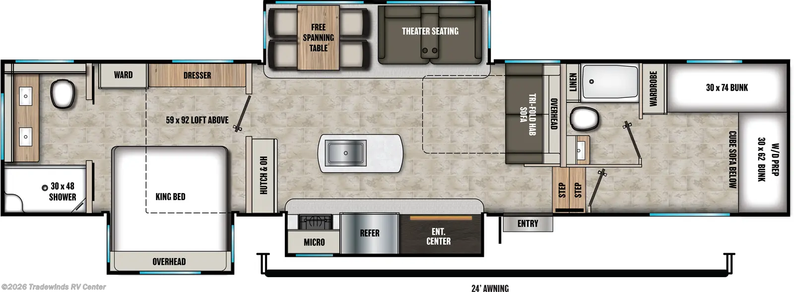 New 2027 Coachmen Chaparral 375BAF available in Clio, Michigan