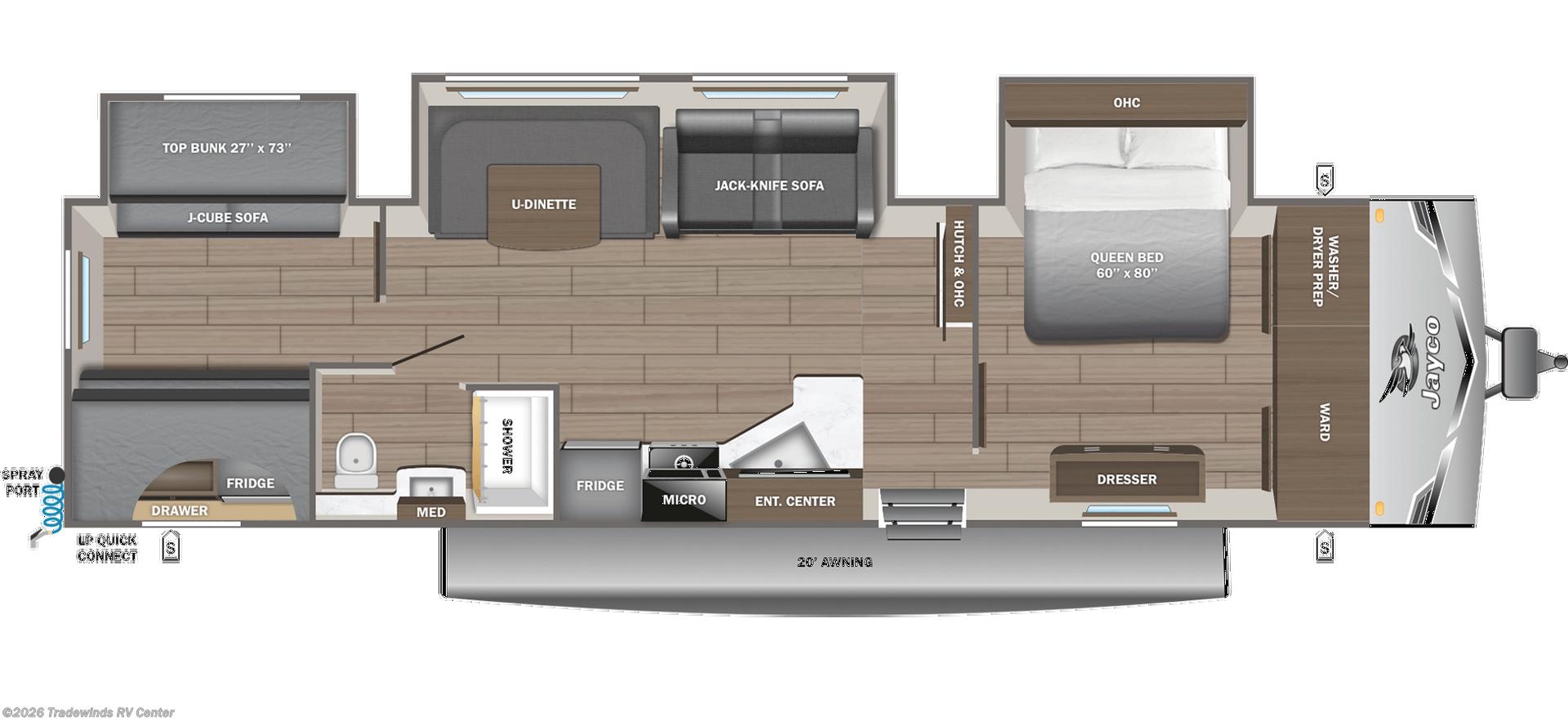Used 2026 Jayco Jay Flight SLX 325BHT available in Clio, Michigan