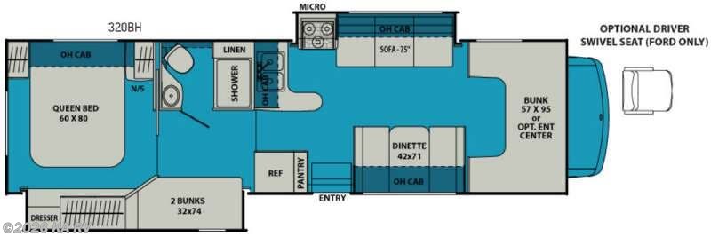 Used 2017 Coachmen Leprechaun 320BH Ford 450 available in Desert Hot Springs, California