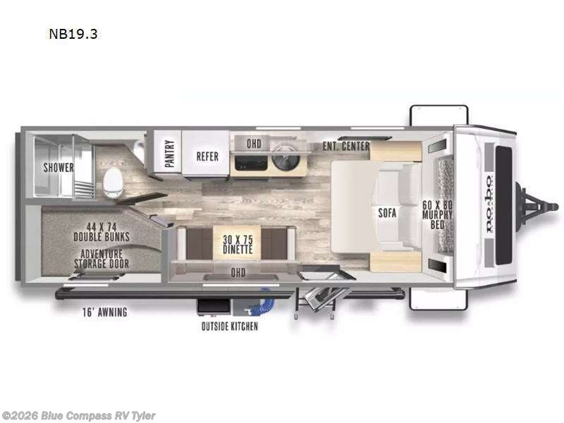 Used 2024 Forest River No Boundaries NB19.3 available in Tyler, Texas