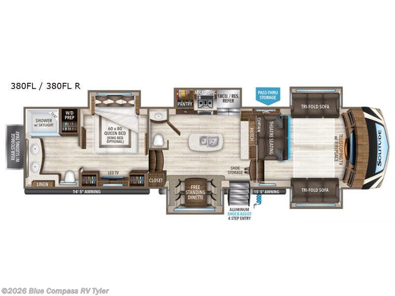 Used 2019 Grand Design Solitude 380FL available in Tyler, Texas