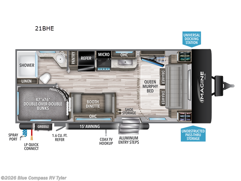 Used 2022 Grand Design Imagine XLS 21BHE available in Tyler, Texas