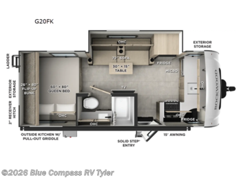 New 2026 Forest River Rockwood Geo Pro G20FK available in Tyler, Texas