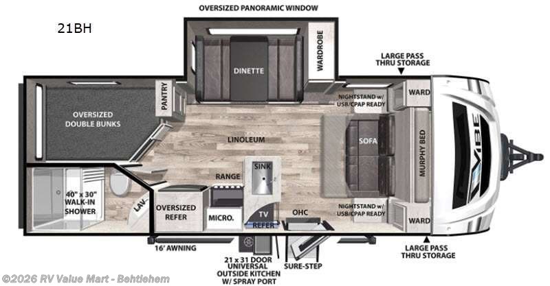 2022 Forest River Vibe 21BH
