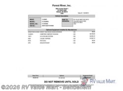 New 2026 Forest River Flagstaff Classic 832lKRL available in Bath, Pennsylvania