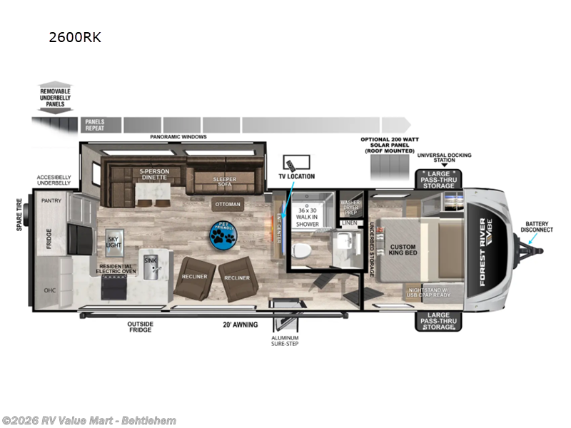 Used 2025 Forest River Vibe 2600RK available in Bath, Pennsylvania