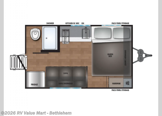 New 2026 Shasta Compact 16RE available in Bath, Pennsylvania