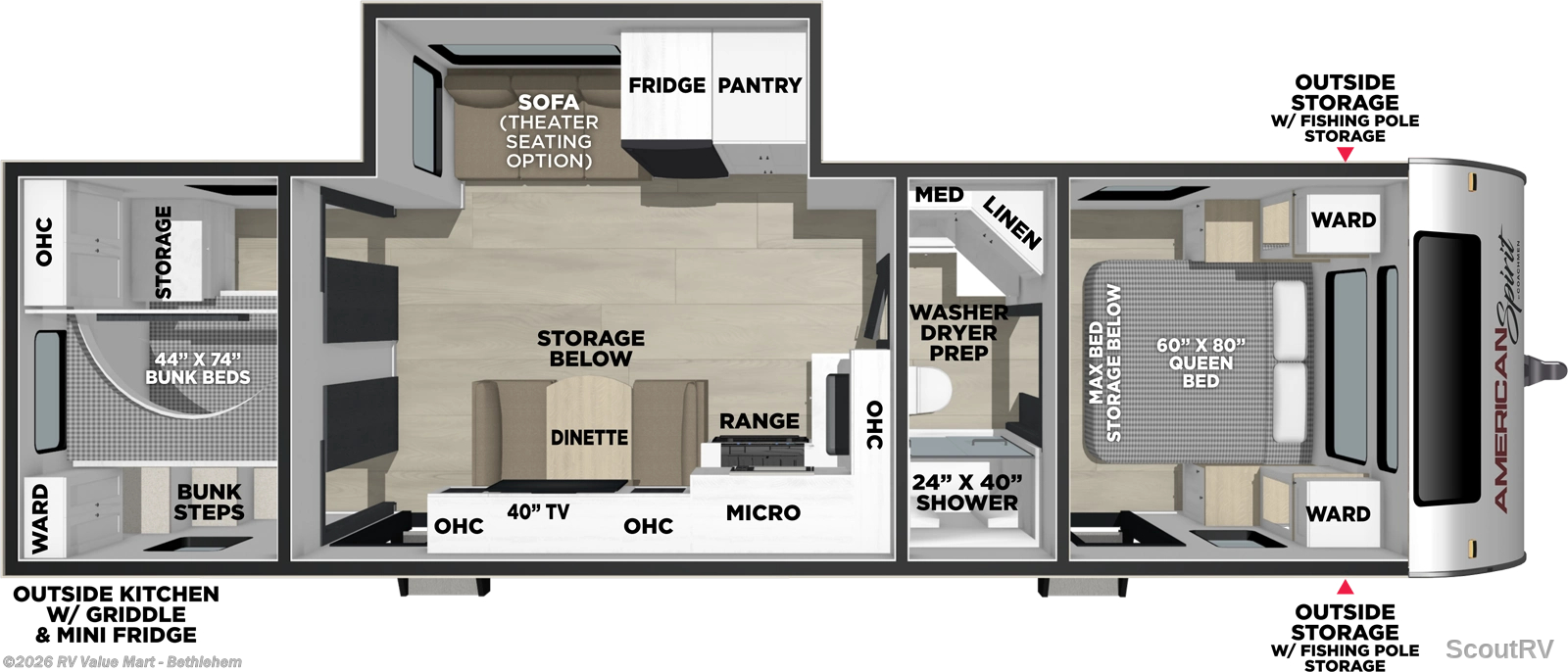 New 2027 Coachmen American Spirit 3070BH available in Bath, Pennsylvania