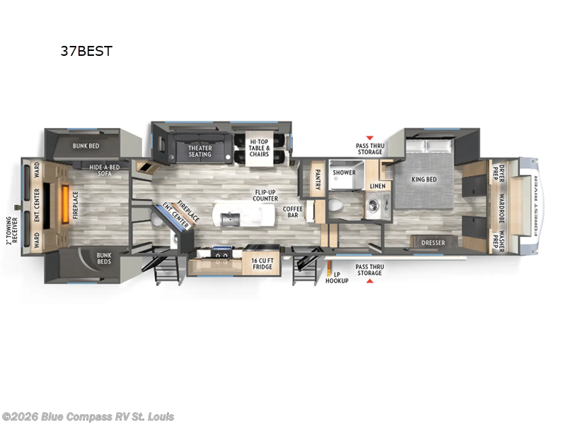 Used 2025 Forest River Cardinal 37BEST available in Eureka, Missouri